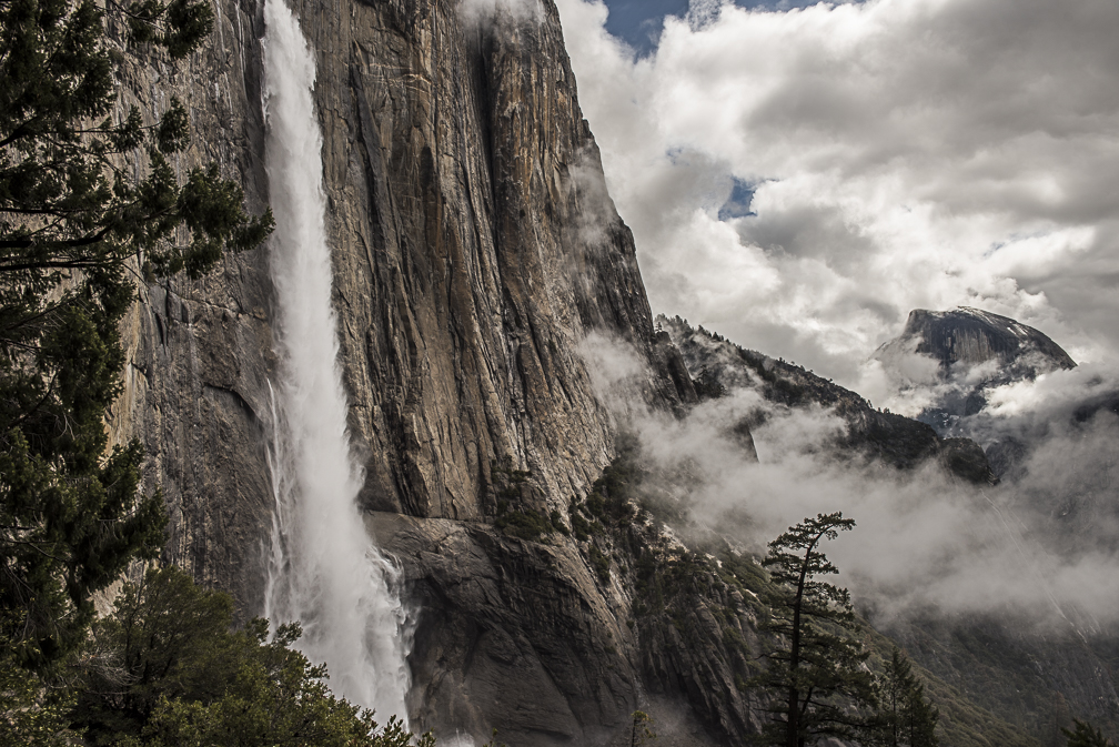 Yosemite Falls with Half Dome