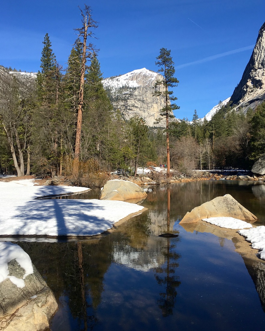 Yosemite Mirror Lake Reflection JAN2016